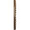 Ekena Millwork Shakuras Ceiling Medallion (For Canopies up to 5 1/2"), 29 1/2"OD x 2"P, Smokey Topaz Crackle CM30SHSTC - alternate 4